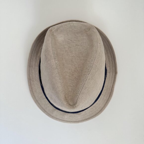 Impermeable By Weatherproof Fedora Hat Fitted Cap Beige Size L Cotton Blend VTG - Picture 2 of 7